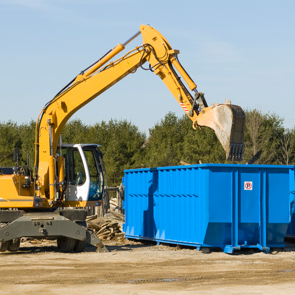 can i choose the location where the residential dumpster will be placed in Chalkhill Pennsylvania